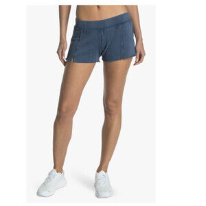 Z By Zella Embody Washed Knit Shorts In Navy Size XS